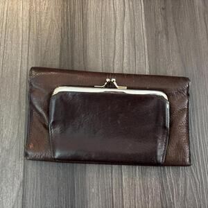 Buxton Trifold Leather Wallet Brown Full Grain Cowhide